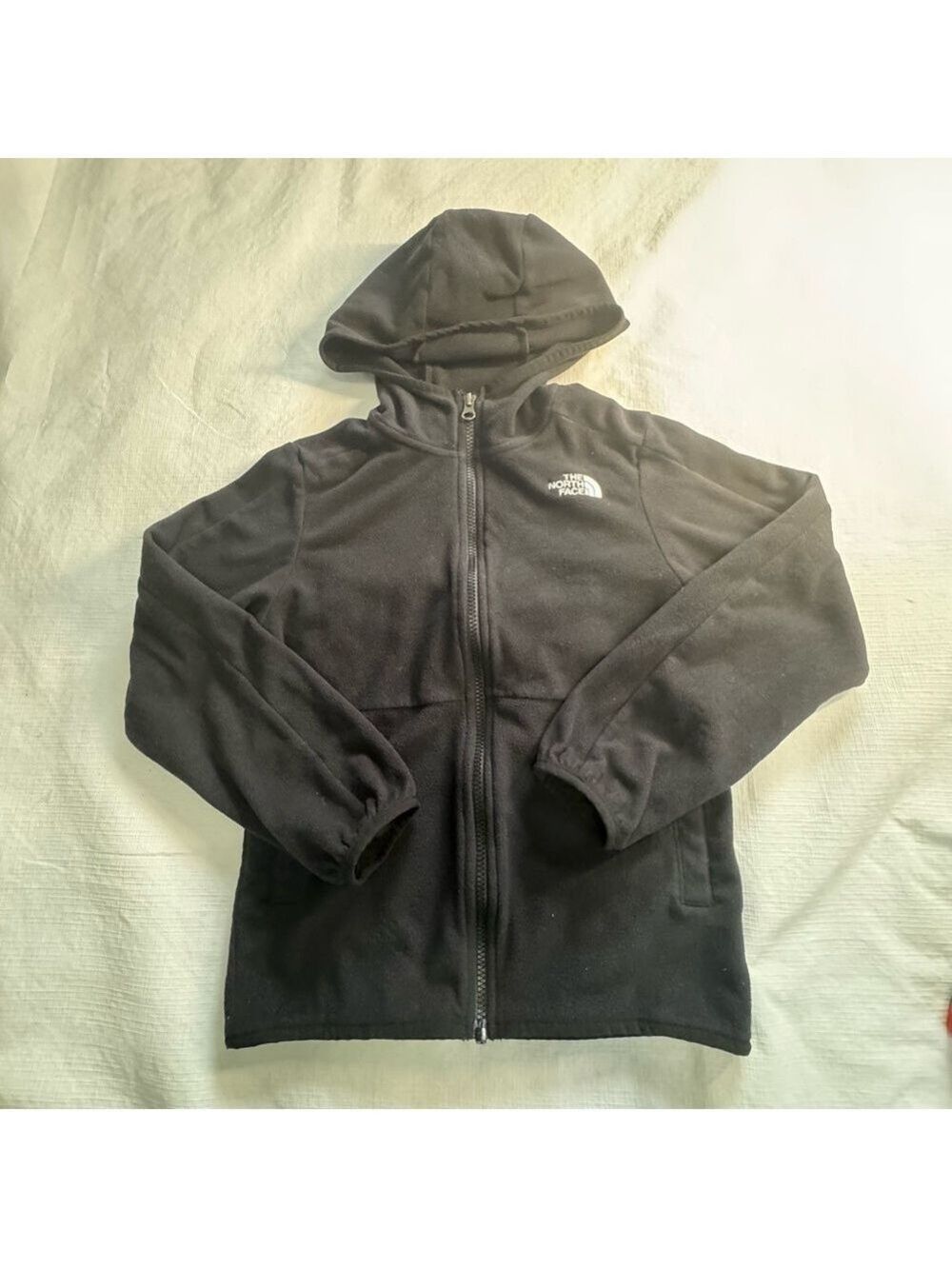 The North Face Black Kids Hoodie Fleece Medium